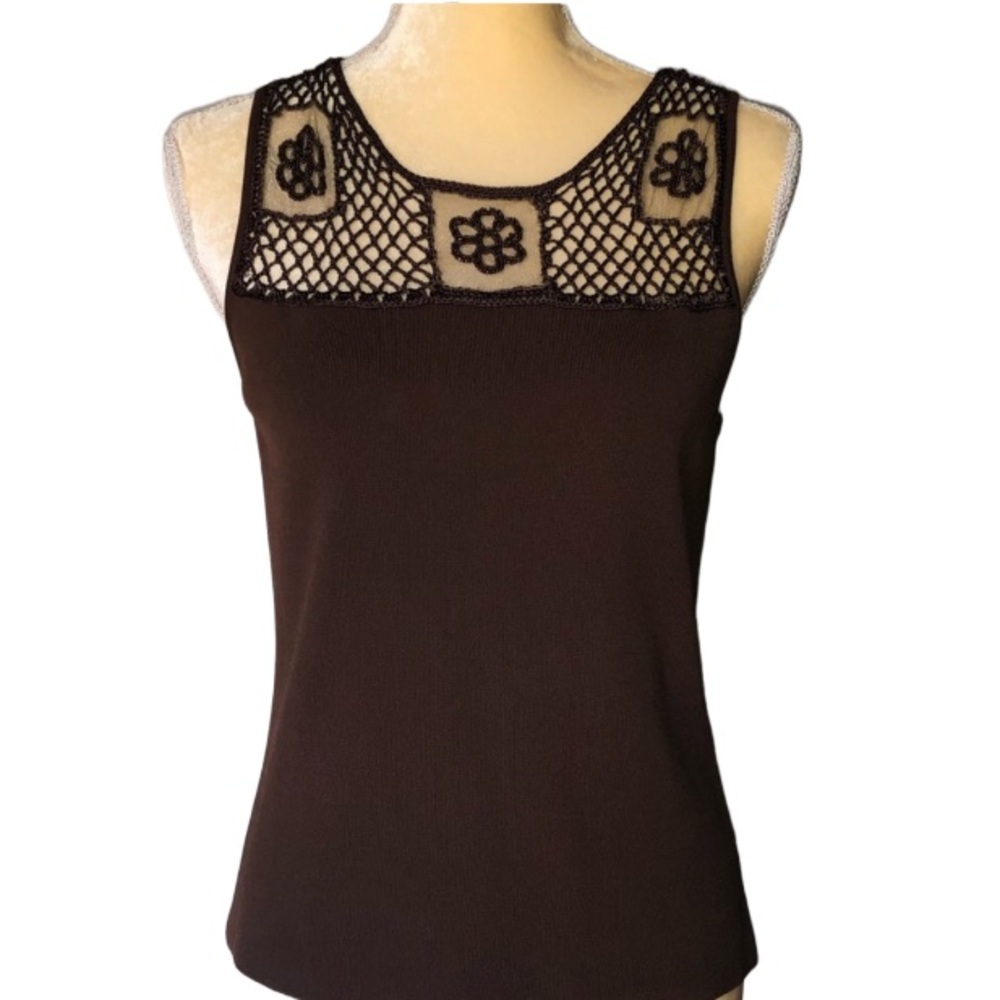 BEADED TOP JOSEPH A. NWOT VINTAGE